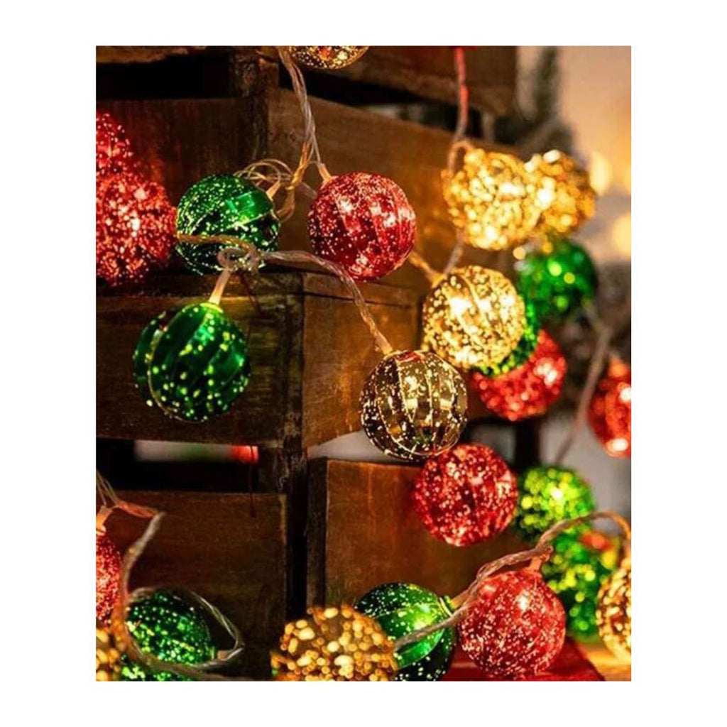 Cadena de luces LED navideñas de 1,5 metros, bola navideña...