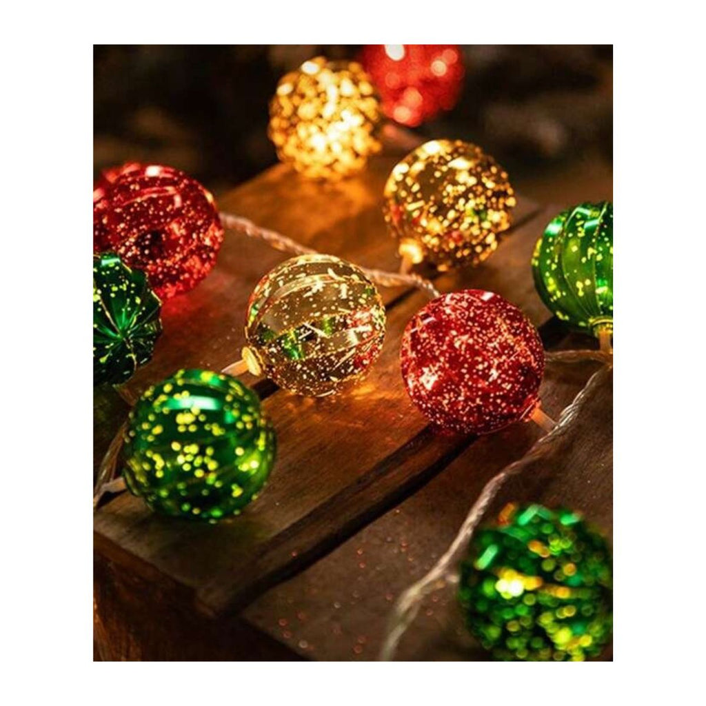 Cadena de luces LED navideñas de 1,5 metros, bola navideña...