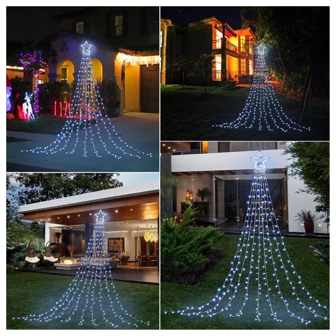 Estrella Para Árbol De Navidad Con Luces LED