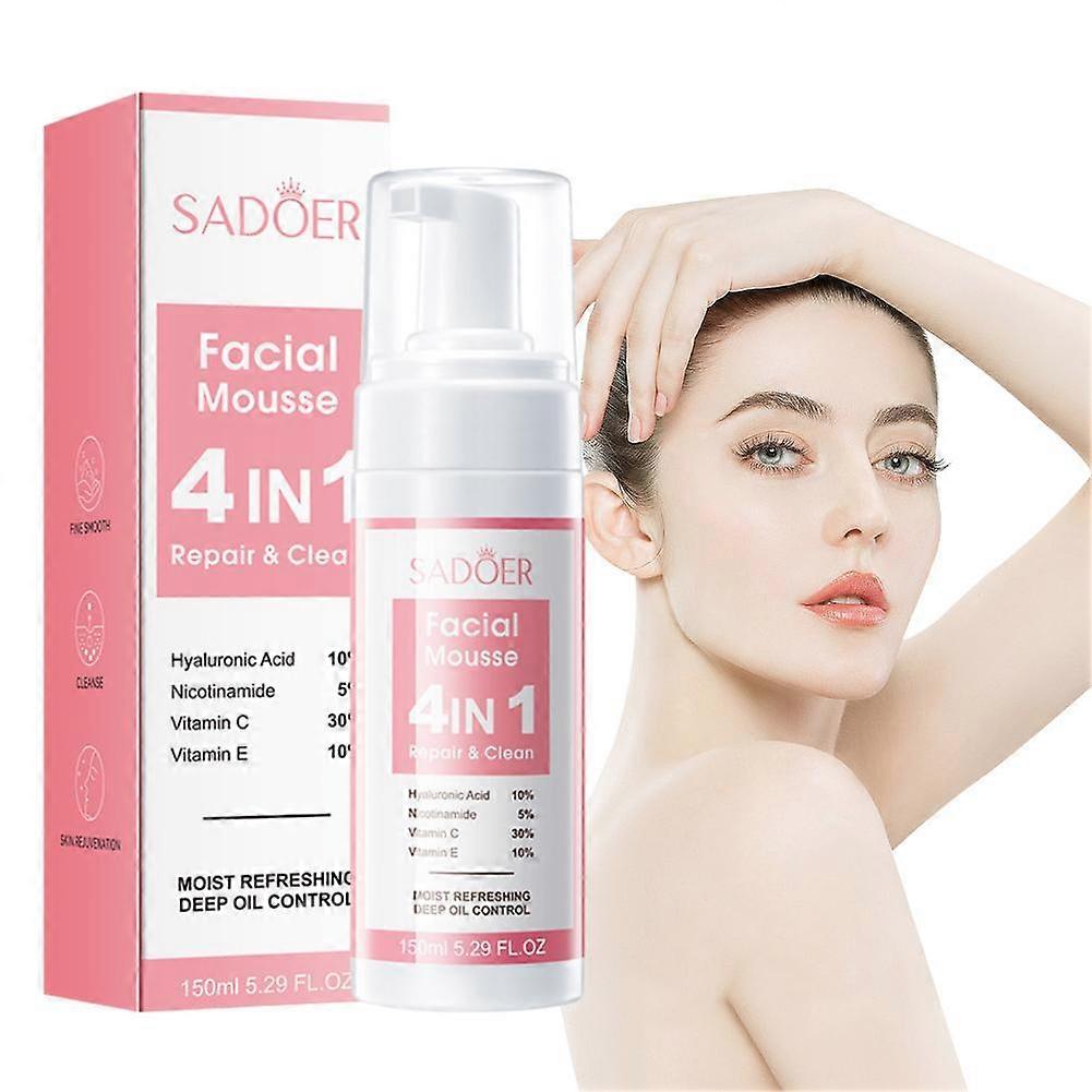 Espuma facial SADOER Reparadora Nutritiva 4 en 1.