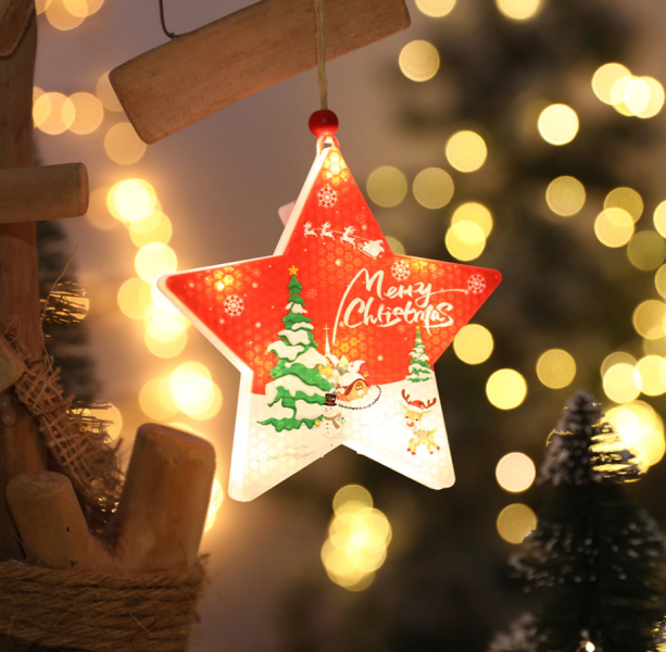 Luces con motivos de Navidad, 6 unidades