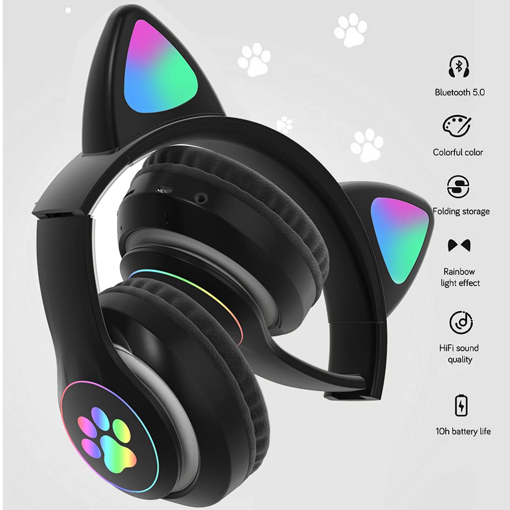 Audífonos Pata de Gato Bluetooth 5.0