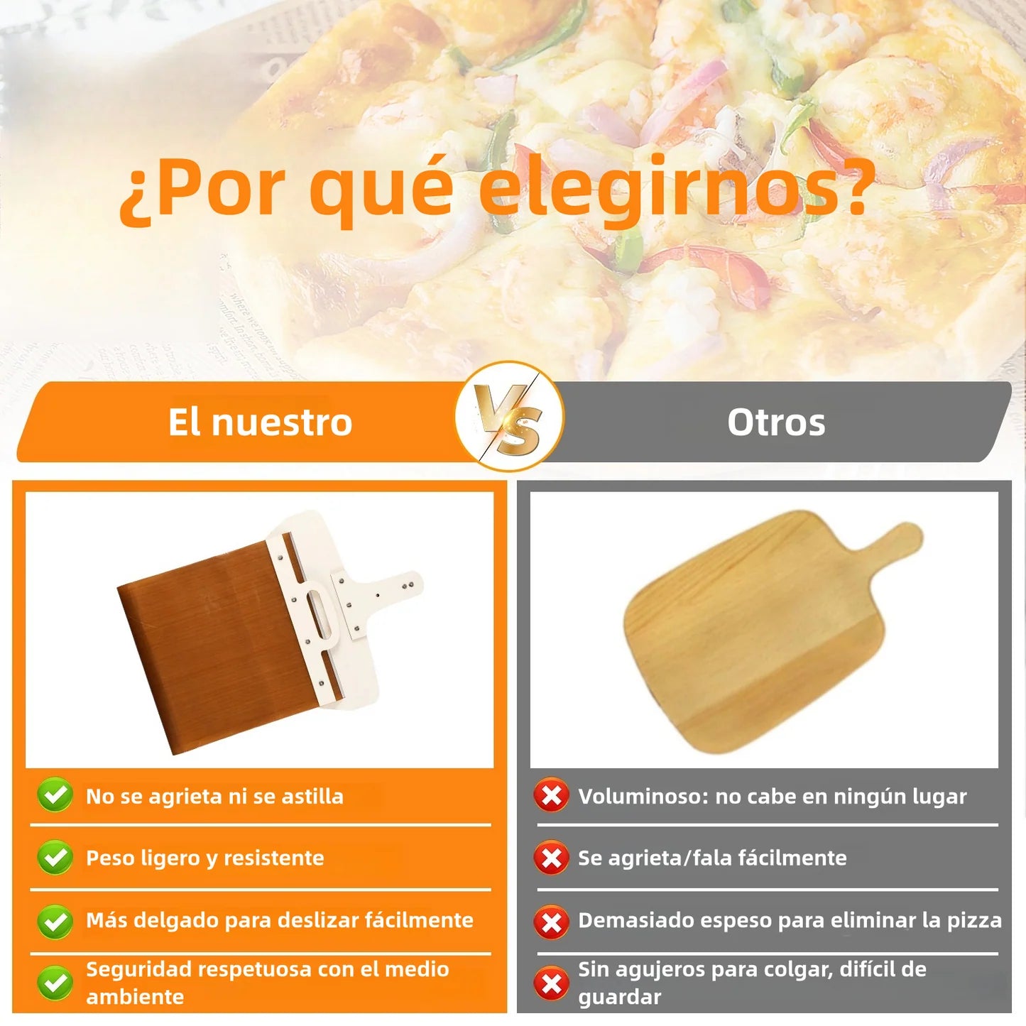 Tabla recoge pizza Viral Winner