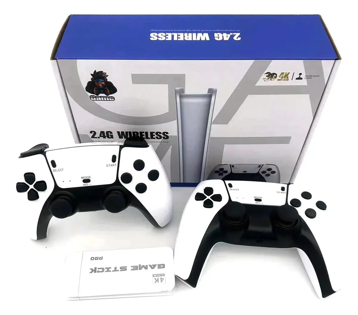 M15 4K TV Game Stick, más de 40000 juegos retro integrados de 64 GB.