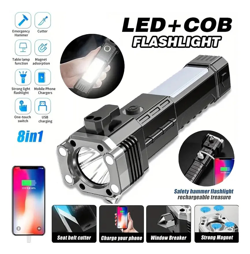 Martillo De Seguridad 4 En 1 para todo tipo de vehículos.