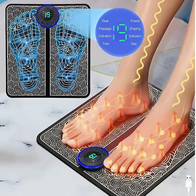 ALFOMBRA MASAJEADOR ELECTRICO PARA PIES.