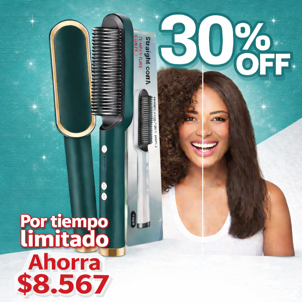 Cepillo Alisador Rizador Multifuncional Straight comb FH-909