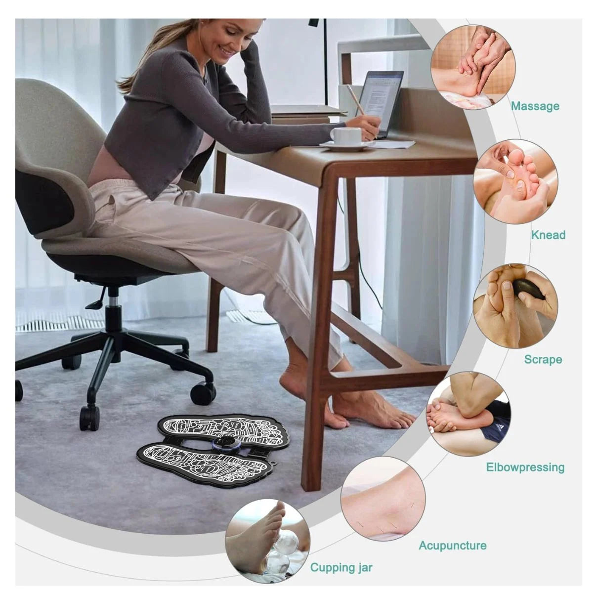 MASAJEADOR ELÉCTRICO PARA PIES.